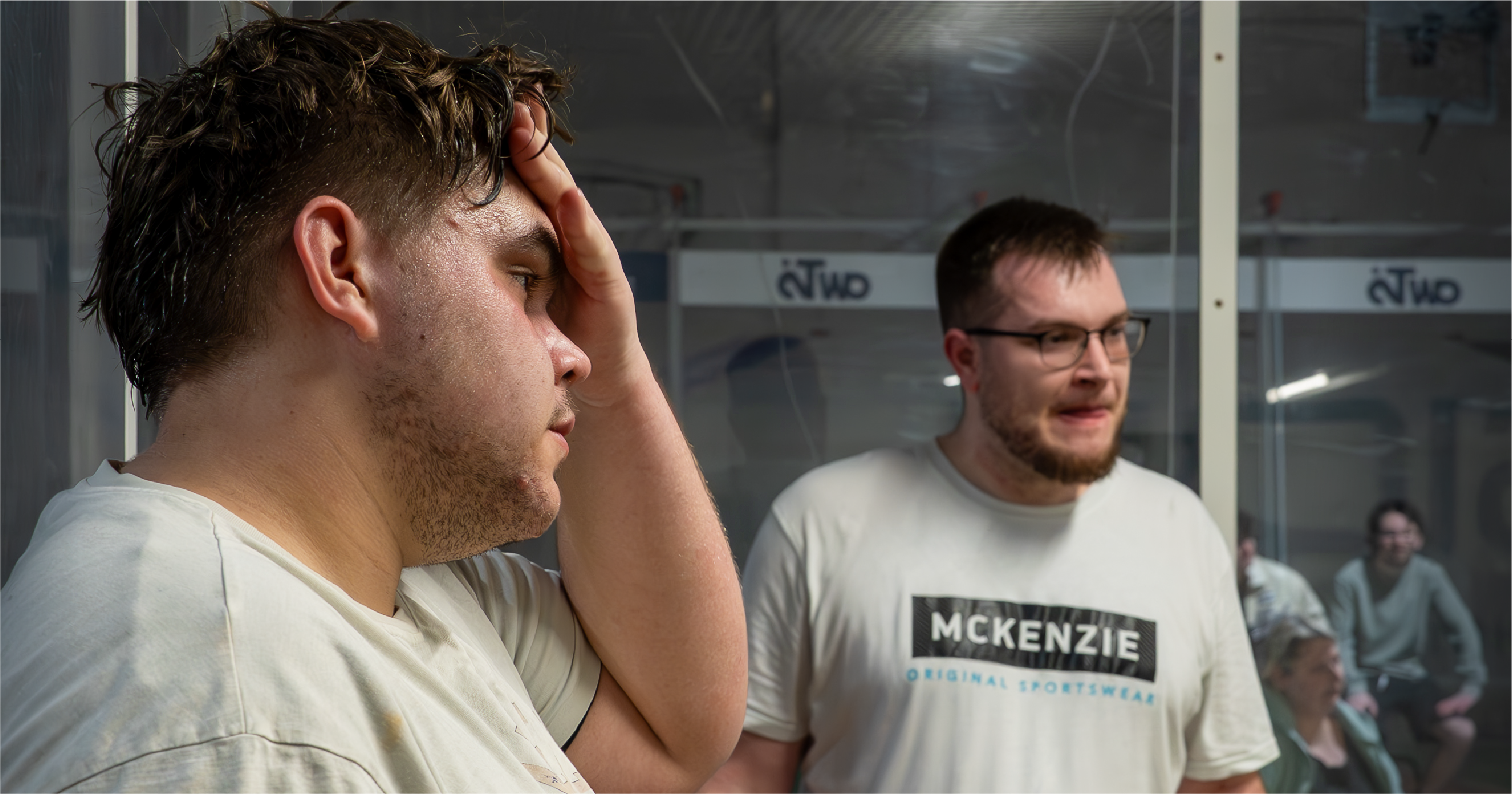 Les Nordistes affamés pendant le 3ème set du match Les Nordistes affamés pendant le 3ème set du match